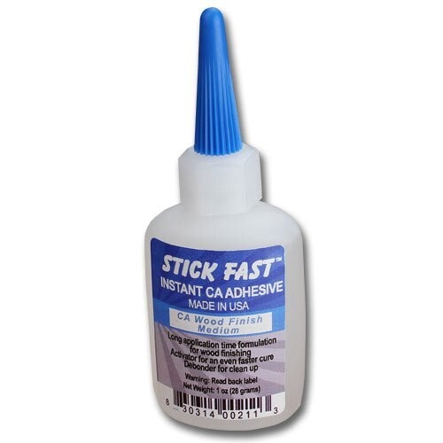 Stick Fast CA Wood Finish, 1 oz. Medium