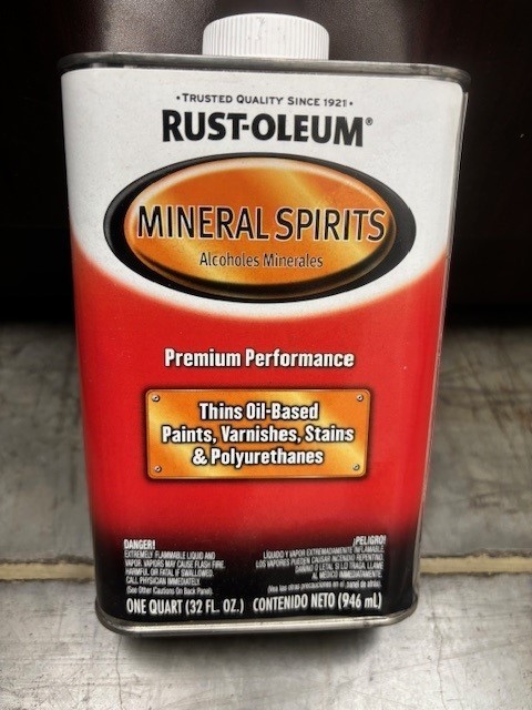 Rust Oleum Automotive 253351 32 Ounce Low Voc Mineral Spirits Quart