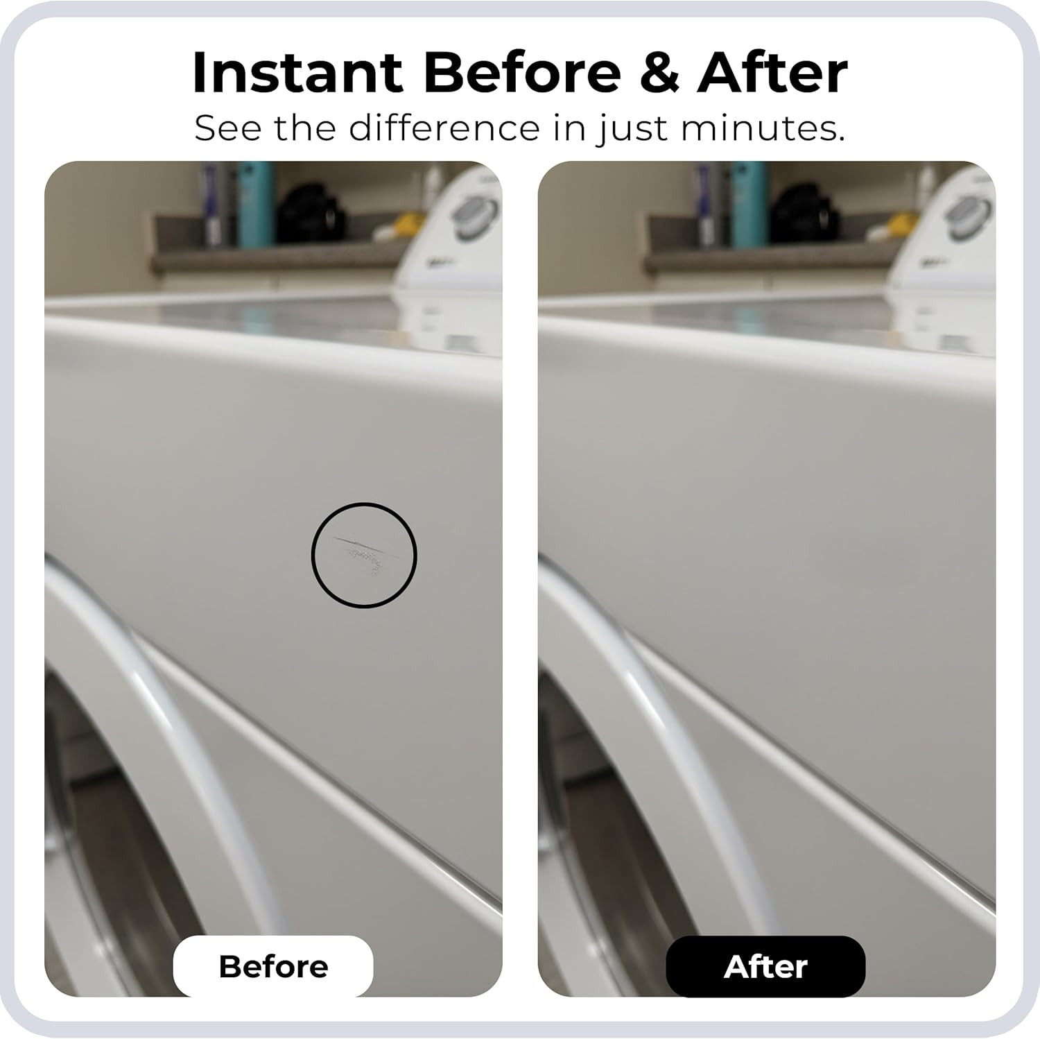 Spot. High-Gloss White Touch up Paint – Porcelain and Appliance Repair for Chips