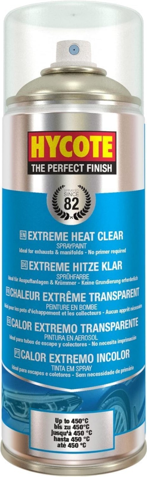 High Temp Spray Paint, Clear 400ml – VHT Heat Resistant up to 650°C – Transpa…