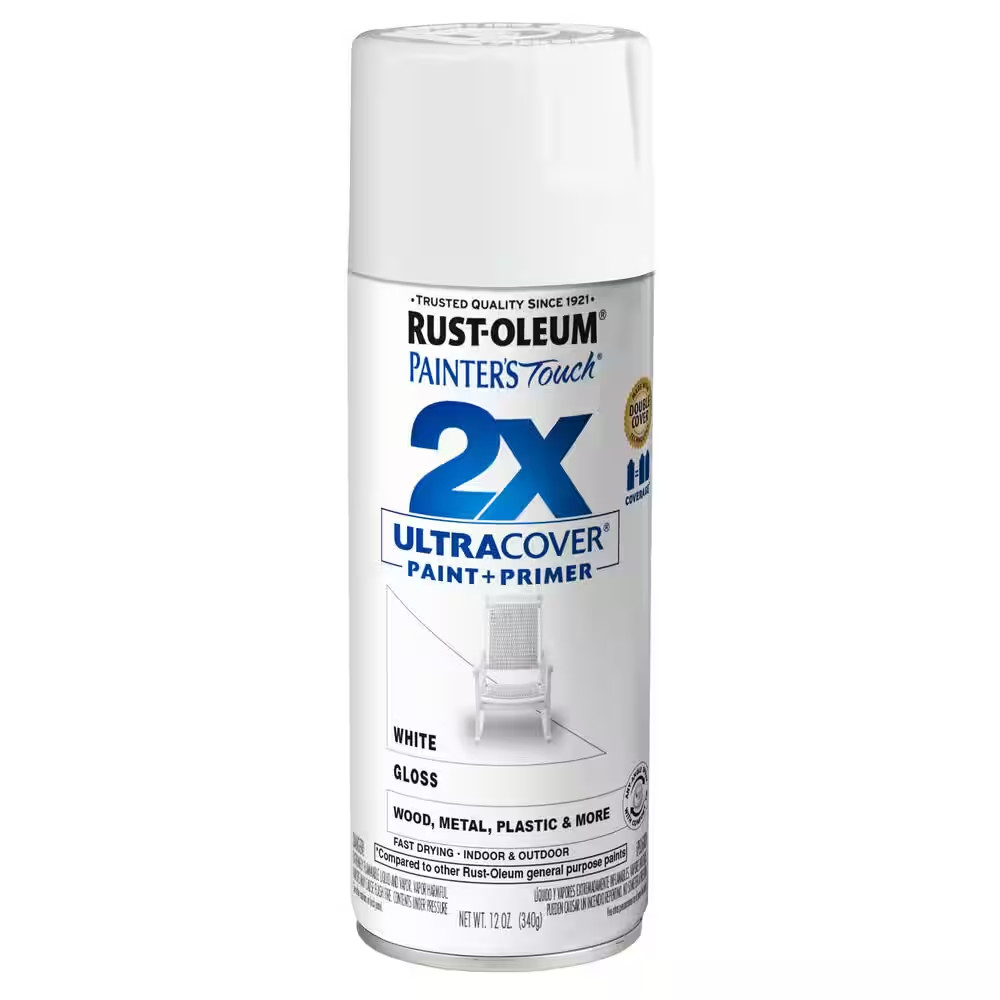 12 Oz. Gloss White General Purpose Spray Paint (6-Pack)