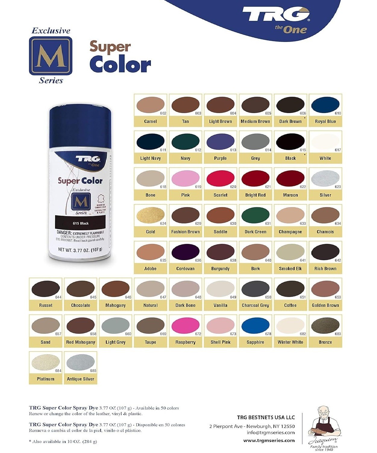TRG Color Spray “M” Series 3.77 Oz (#TRGMCS)