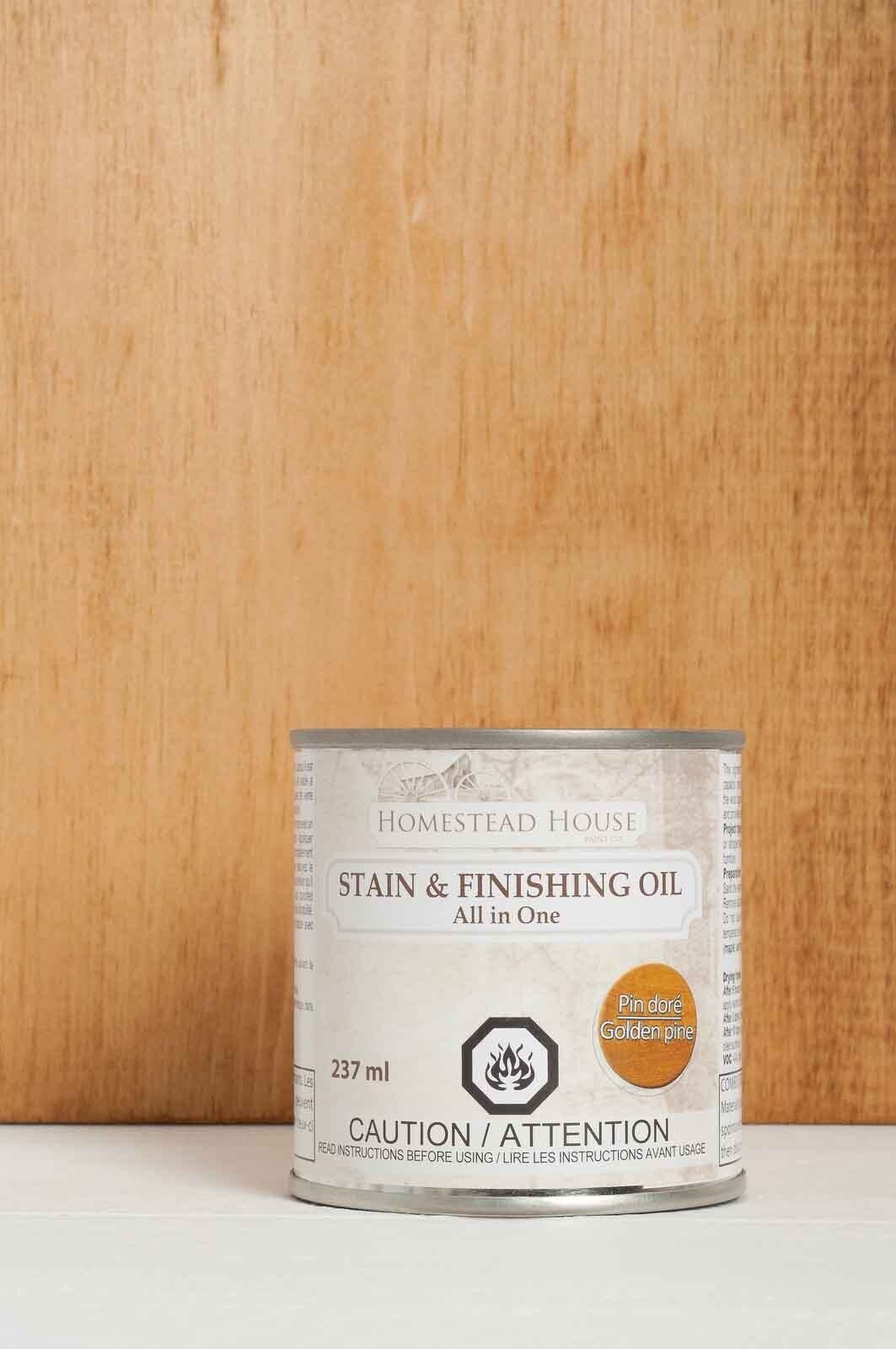 Fusion Mineral Paint – Homestead House Stain and Finishing Oil (SFO) Golden Pine