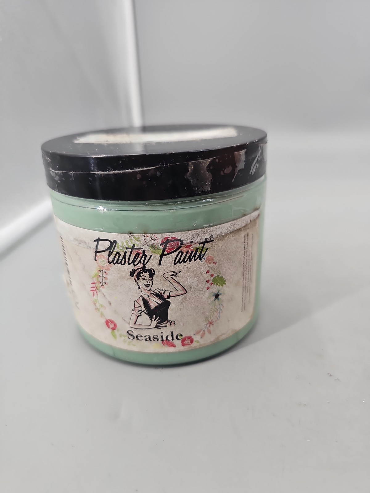 New Plaster Paint Company 16oz Furniture Paint In Seaside Sealant Required