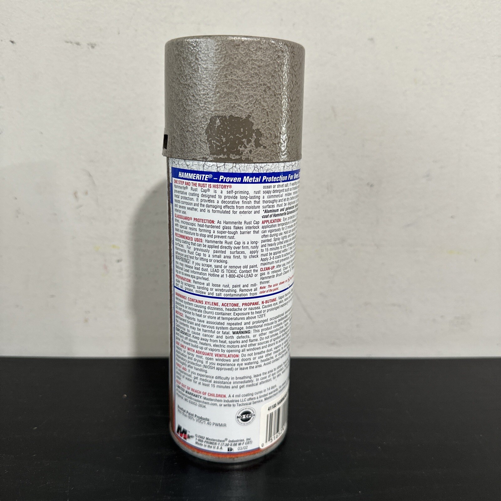 [ 1 Can ] Hammerite Hammered Finish Rust Cap Spray Paint 12 Oz – Hammered Bronze