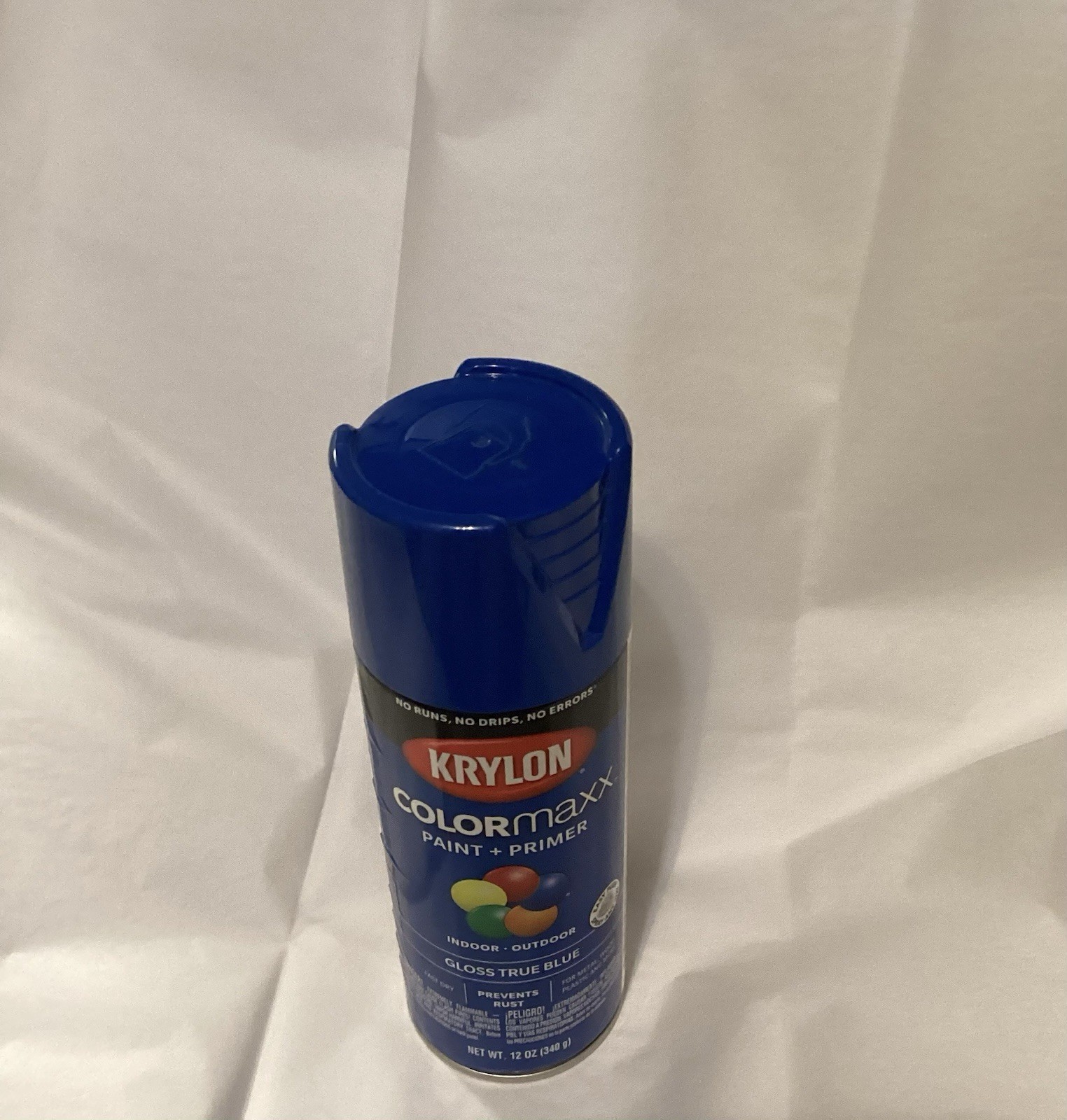 Krylon COLORMAXX “GLOSS TRUE BLUE” Indoor/Outdoor Spray Paint
