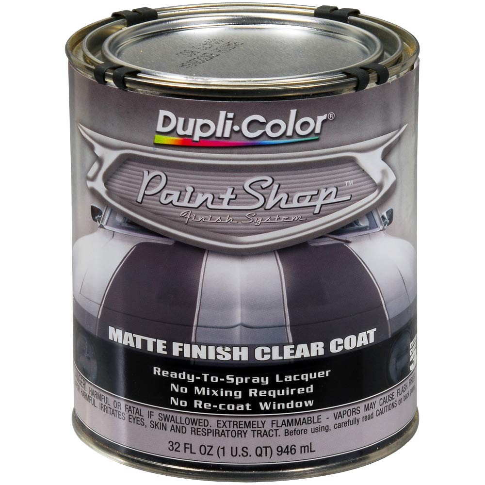 Dupli Color Paint Shop Clear Coat 32Oz Automotive Lacquer Durable Finish