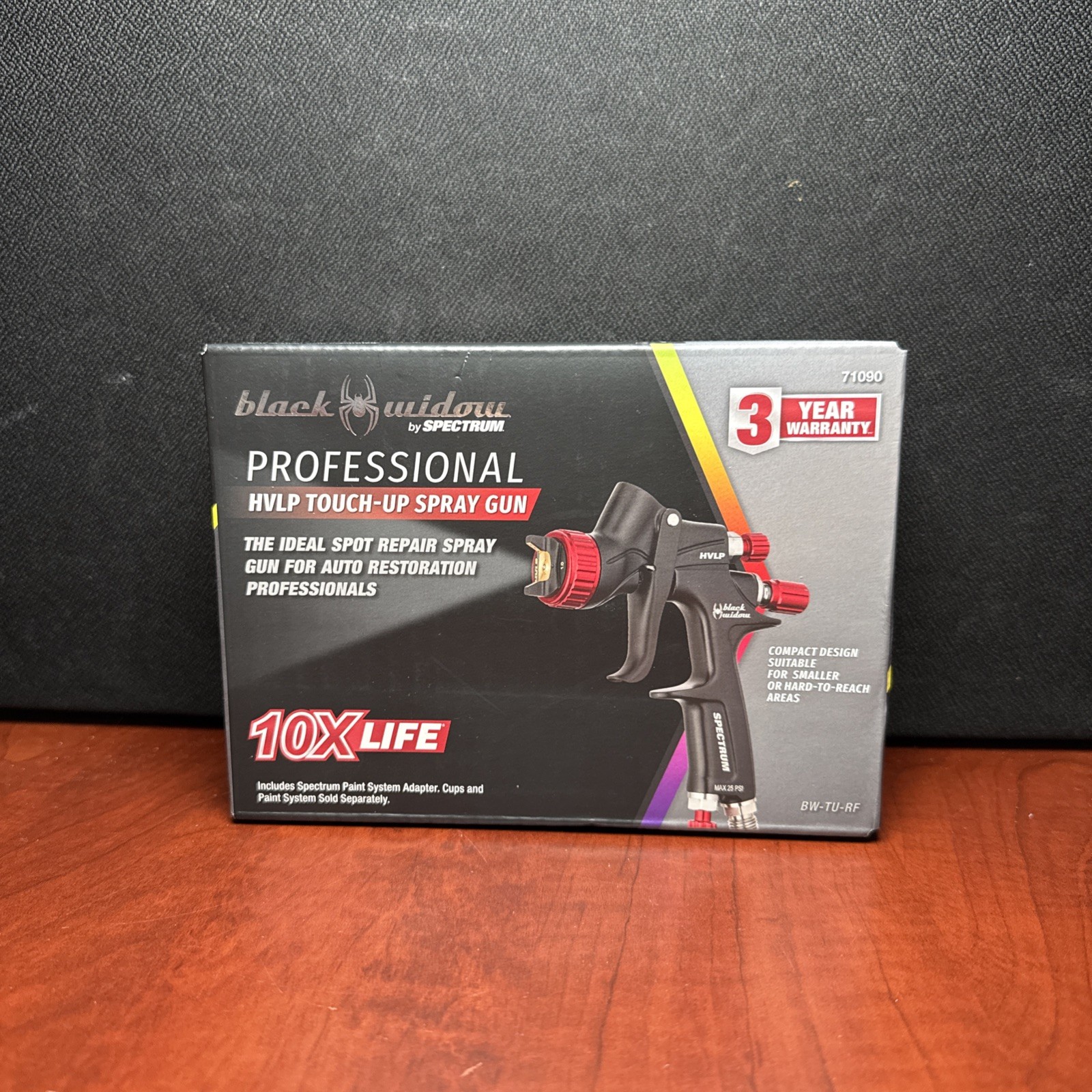 BLACK WIDOW SPECTRUM BW-TU-RF Professional HVLP Touch-Up Spray Gun 71090 (7318)