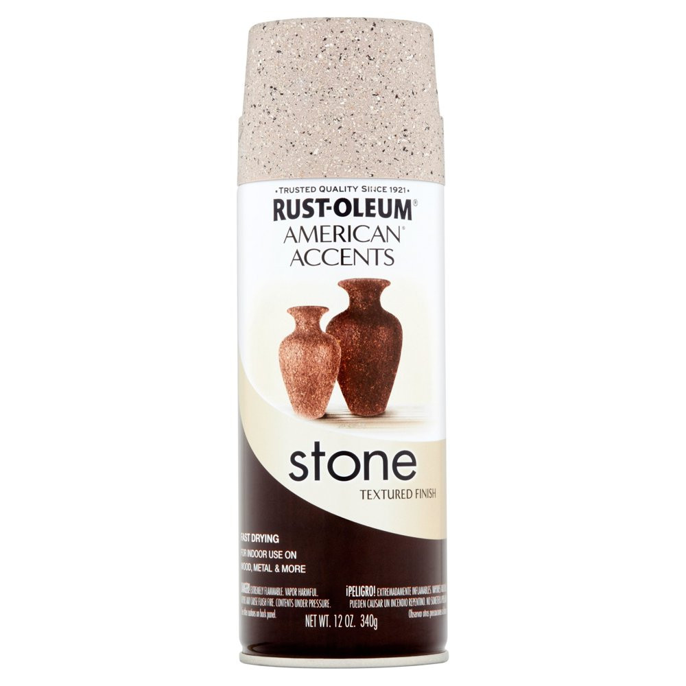 All Surfaces Stone Pebble Textured Finish Spray Paint & Primer 12 Oz 2-Pack