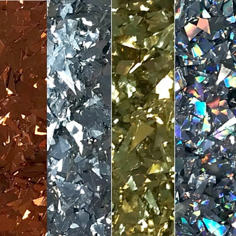 Random Cut Glitter Flakes for Epoxy, Polyaspartic, Urethane Coatings