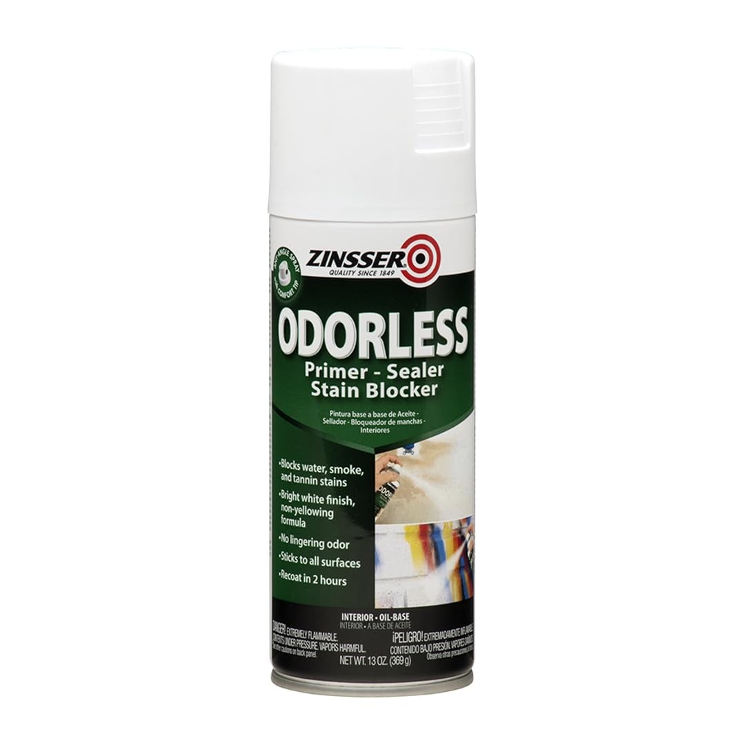 13 oz 03959 White , Bulls Eye Oil-Based High Hide Stain Blocking Primer