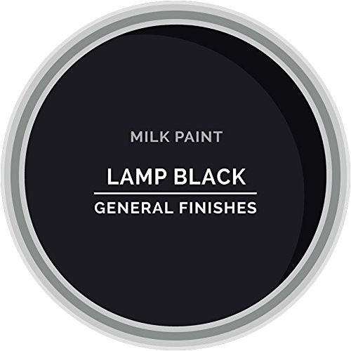 Water Based Milk Paint, 1 Quart, Lamp Black