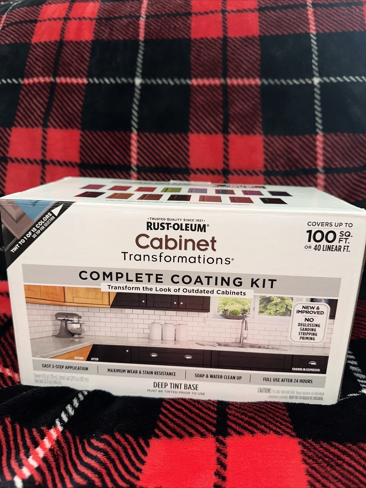 Rust-Oleum Cabinet Furniture Transformation Complete Coating Kit Dark Tint Base