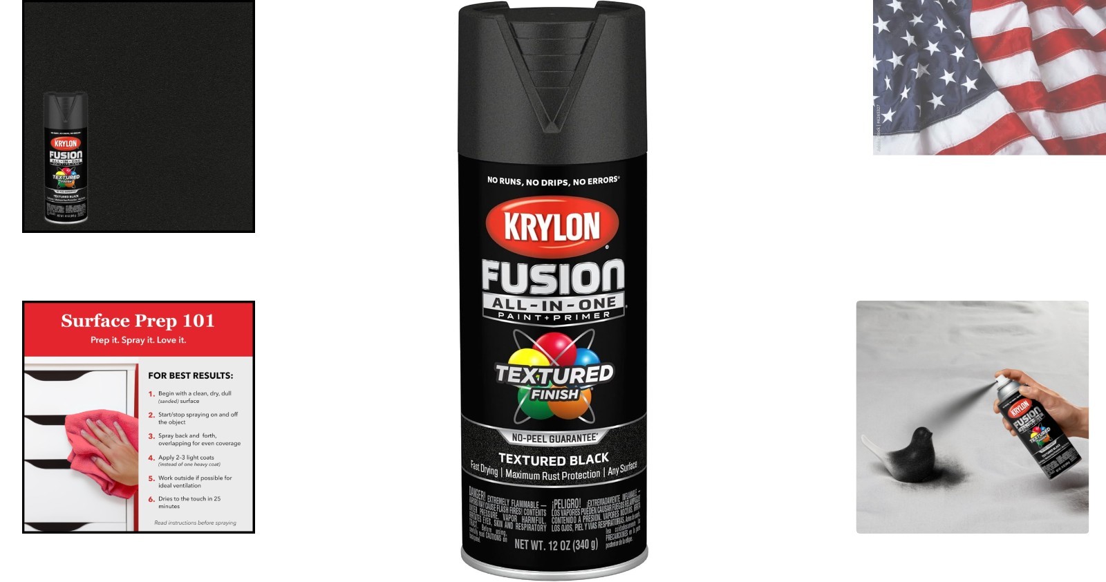 12 oz Fusion Spray Paint – Waterproof, Quick-Dry, Ideal for Multiple Surfaces