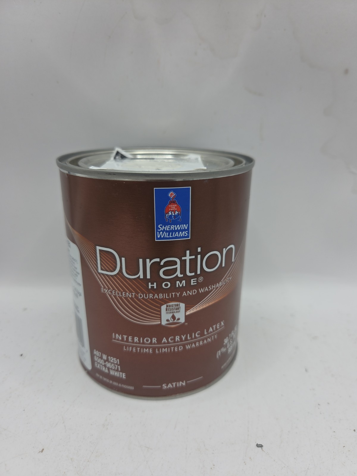1 Qt Sherwin Williams Duration Interior Satin Color 7029 Agreeable Gray