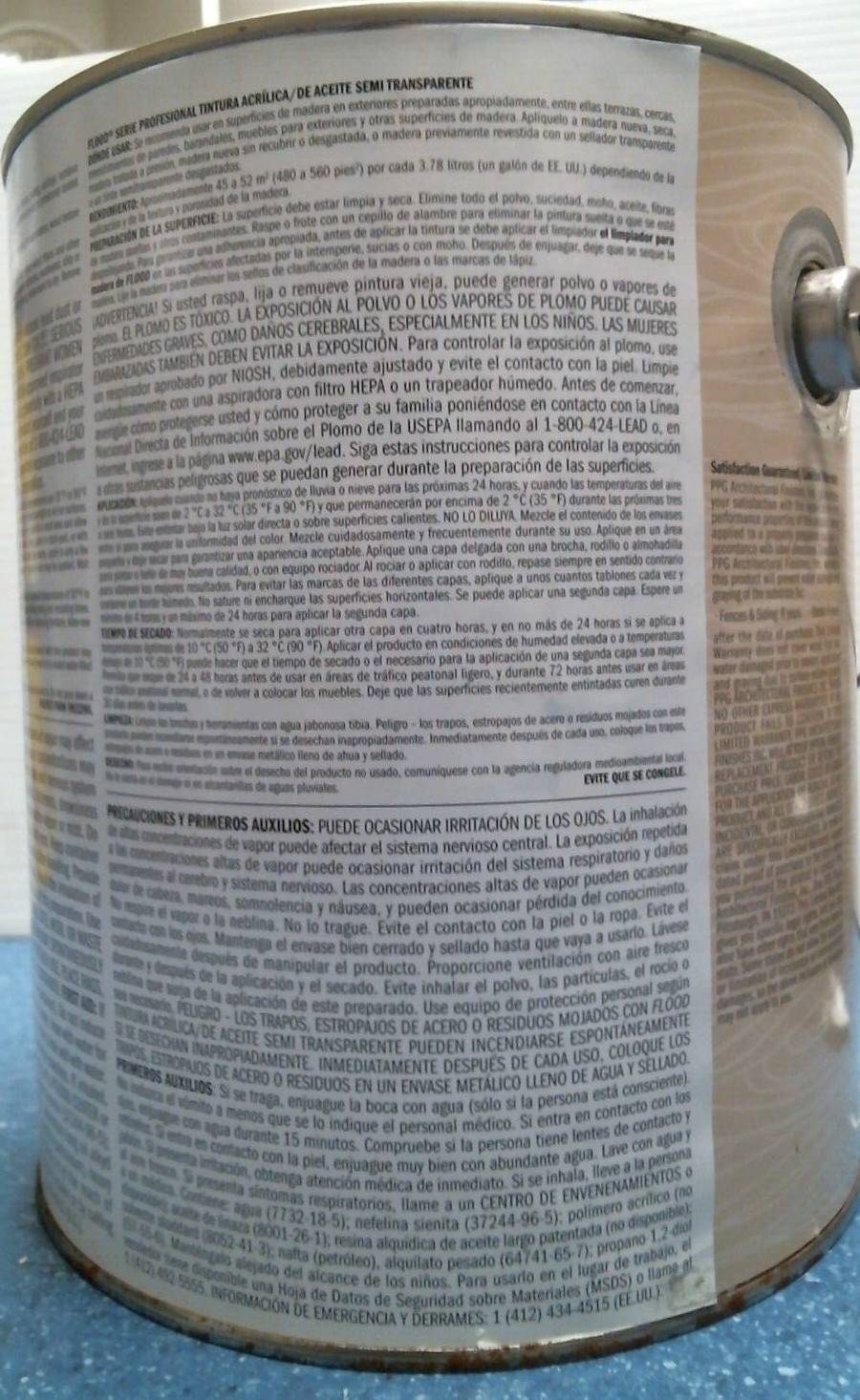 Flood Pro-Series Semi-Transparent Acrylic/Oil Stain, Neutral Base,1 gal.(FLD812)