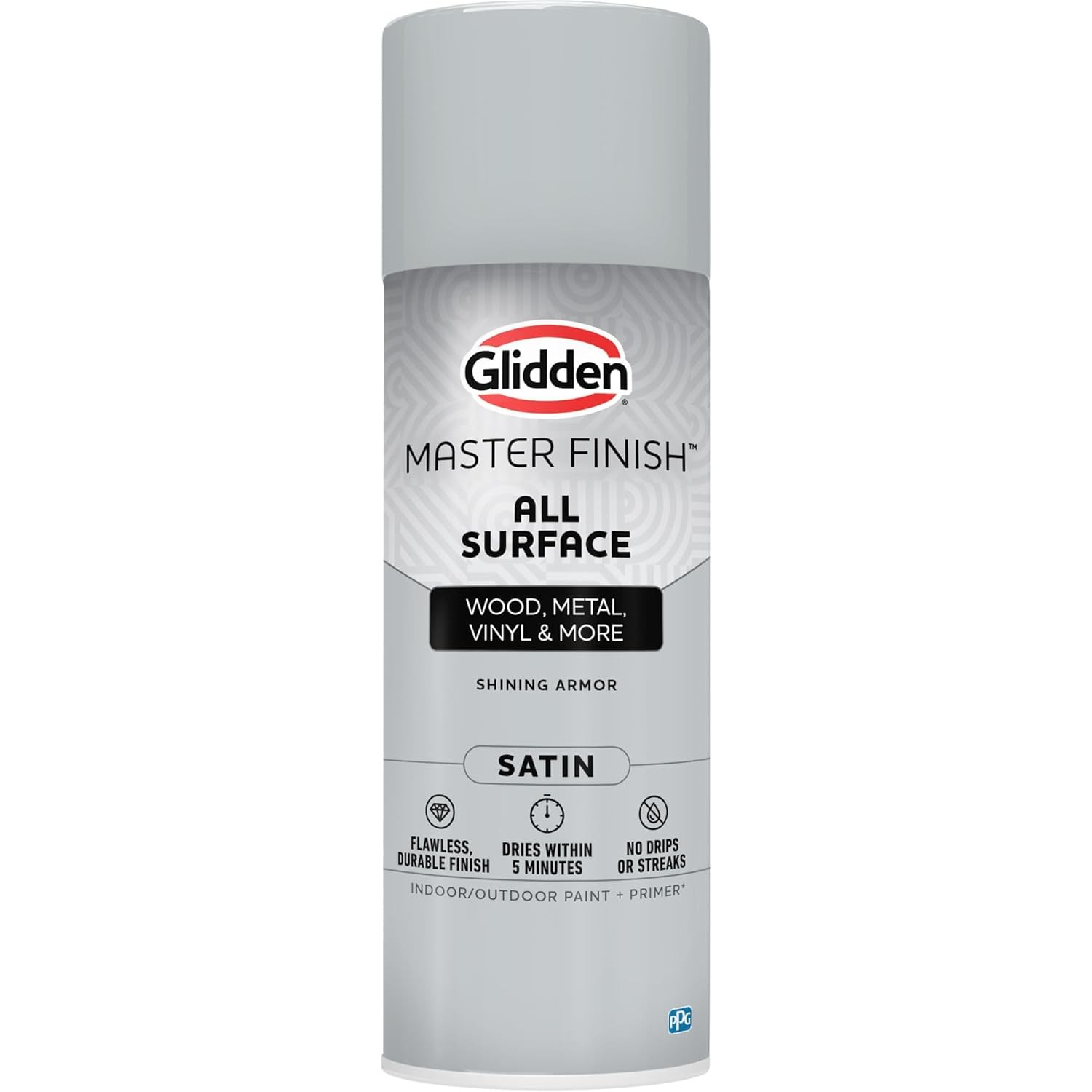 Glidden Master Finish Satin Interior Exterior All Surface Paint 12 oz Shining