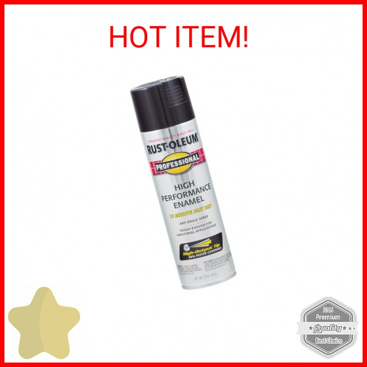 Rust-Oleum 7579838 Professional High Performance Enamel Spray Paint, 15 Oz, Glos