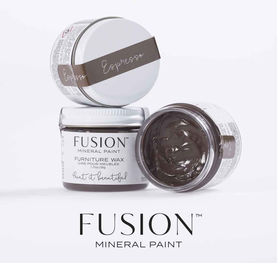 Fusion Mineral Paints – Finishing Products – Furniture Wax 50g – Espresso