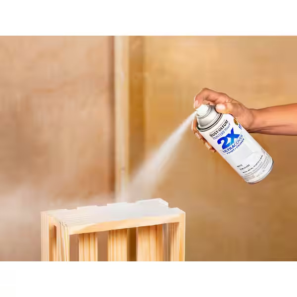 12 oz. Semi-Gloss White General Purpose Spray Paint Spray paint for wood metal