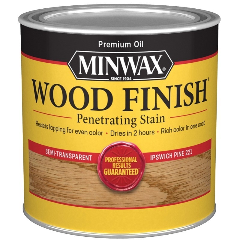 Minwax 222104444 Wood Stain, Ipswich Pine, Liquid, 0.5 pt, Can