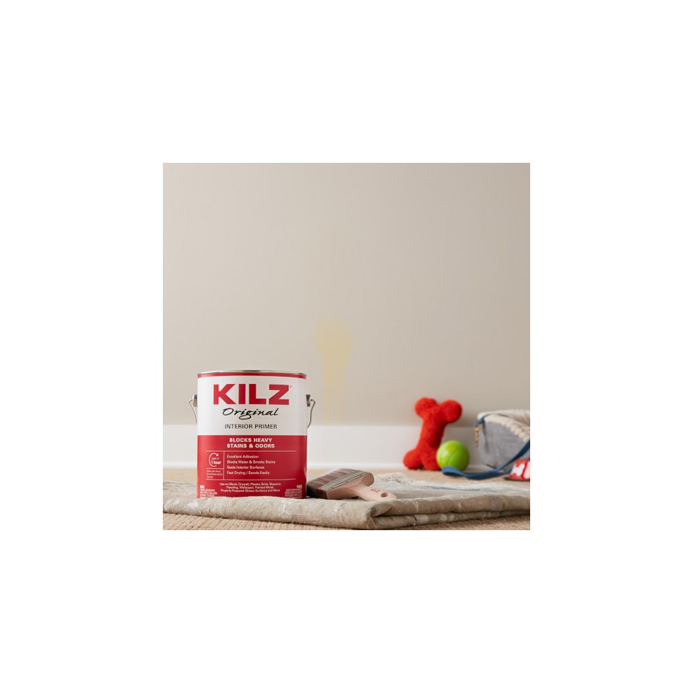 Kilz Original Oil-Based Interior Primer Sealer Stainblocker, White, 1 Gal. KILZ