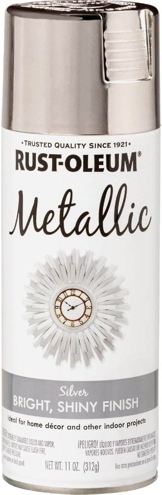 Rust-Oleum Specialty Metallic Spray, Silver 11 Ounces 340648