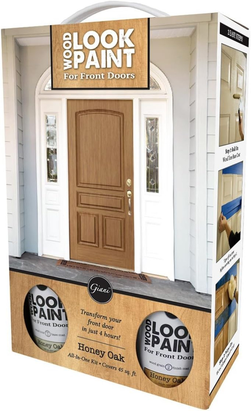 Wood Look Paint Kit for Front & Interior Doors (English Oak)