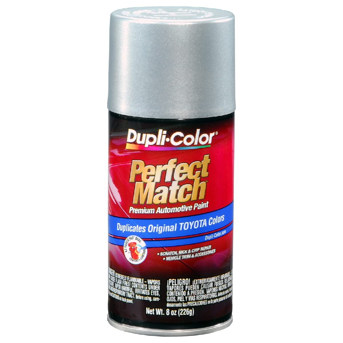 Perfect Match Premium Automotive Paint, Silver Streak Mica (M), 8 oz