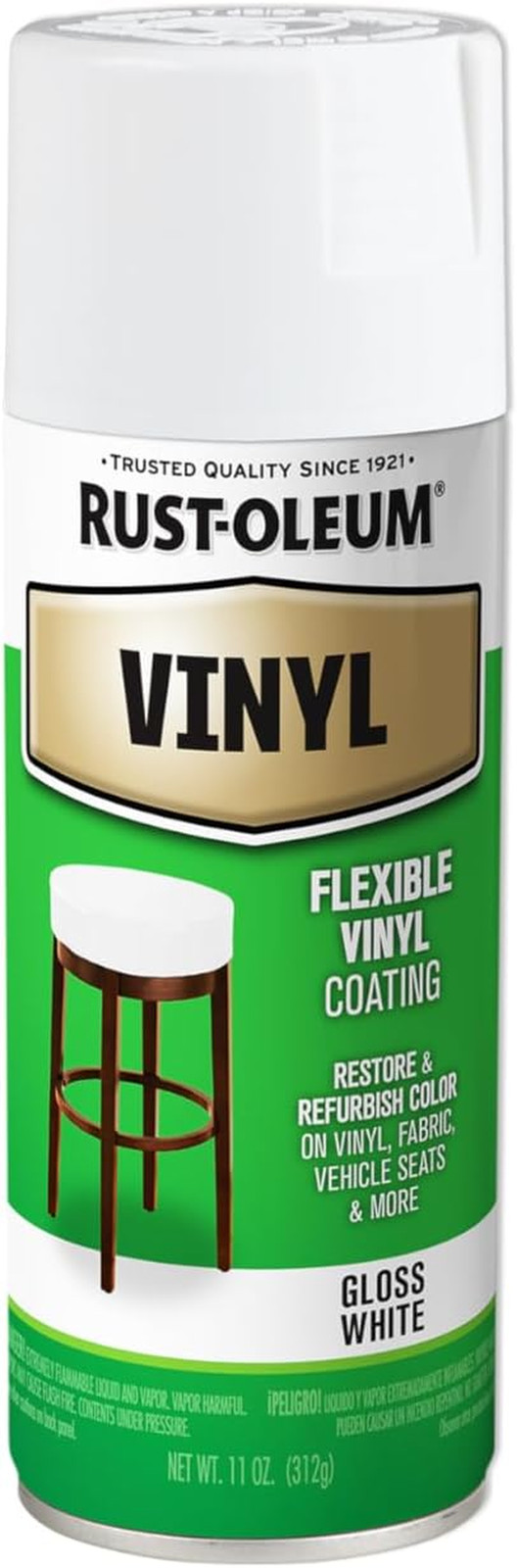 1911830 Spray de vinilo, 11 oz, blanco