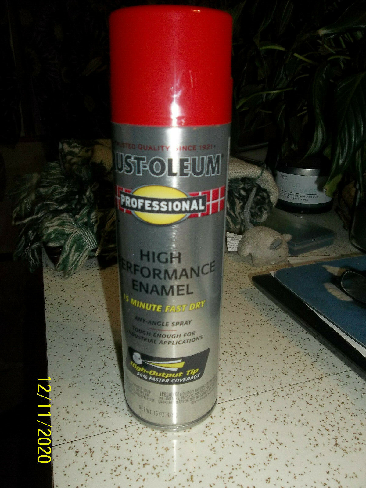 Rust-Oleum 15oz Professional High Grade Safety Gloss Enamel Aerosol Spray Paint