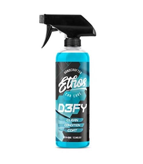 Ethos Defy – 3 in 1 Ceramic Coating – Waterless Car Wash 16 Fl Oz (Pack of 1)