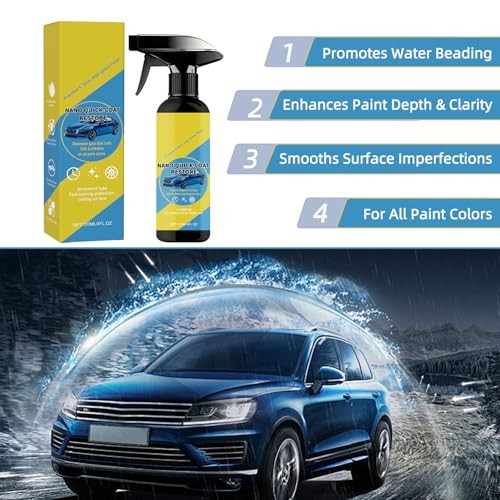 2PCS Nano Quick Coat Restore Coating Spray, 2026 Advanced Nano Quick Effect