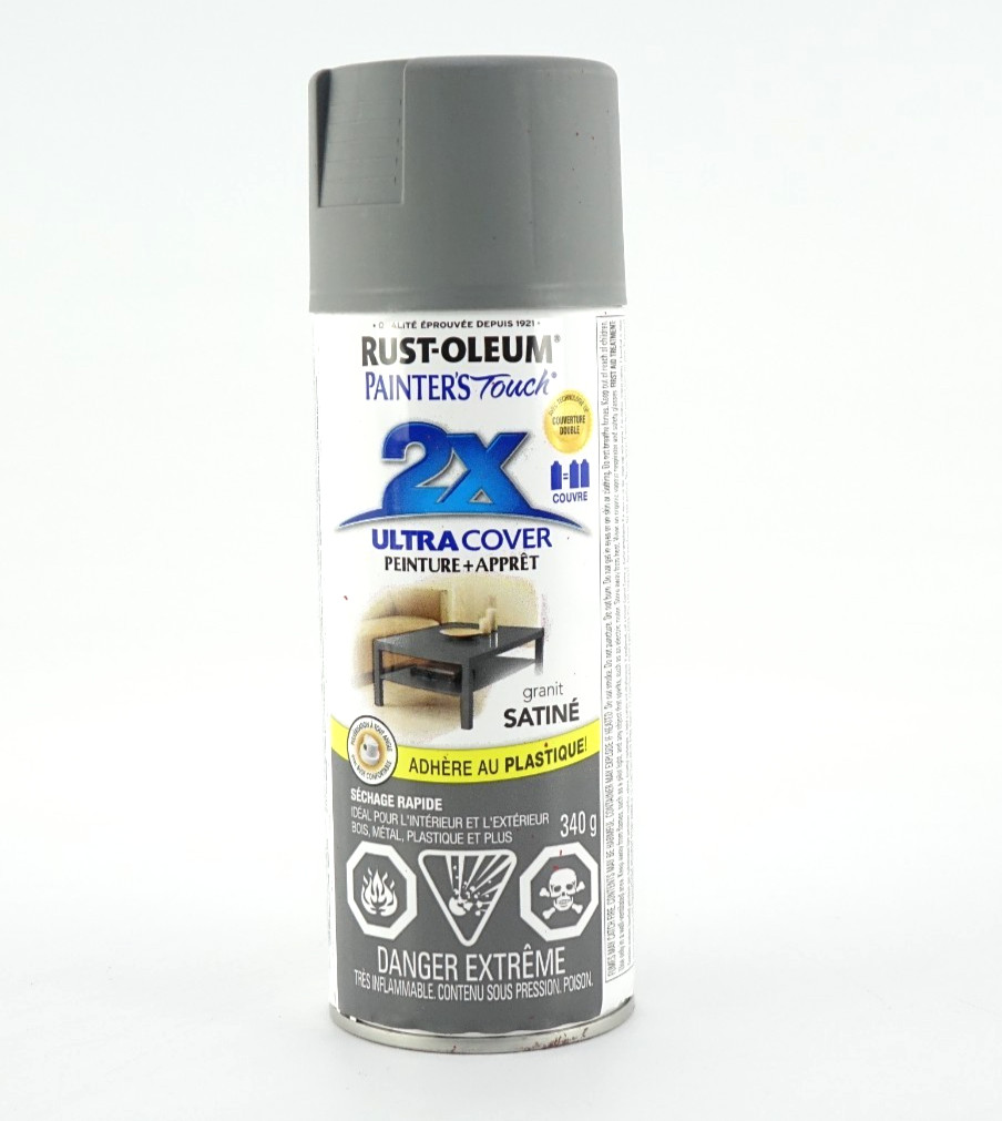 Rust-Oleum 268413 Painter’s Touch 2X Ultra Cover Satin Granite 340G