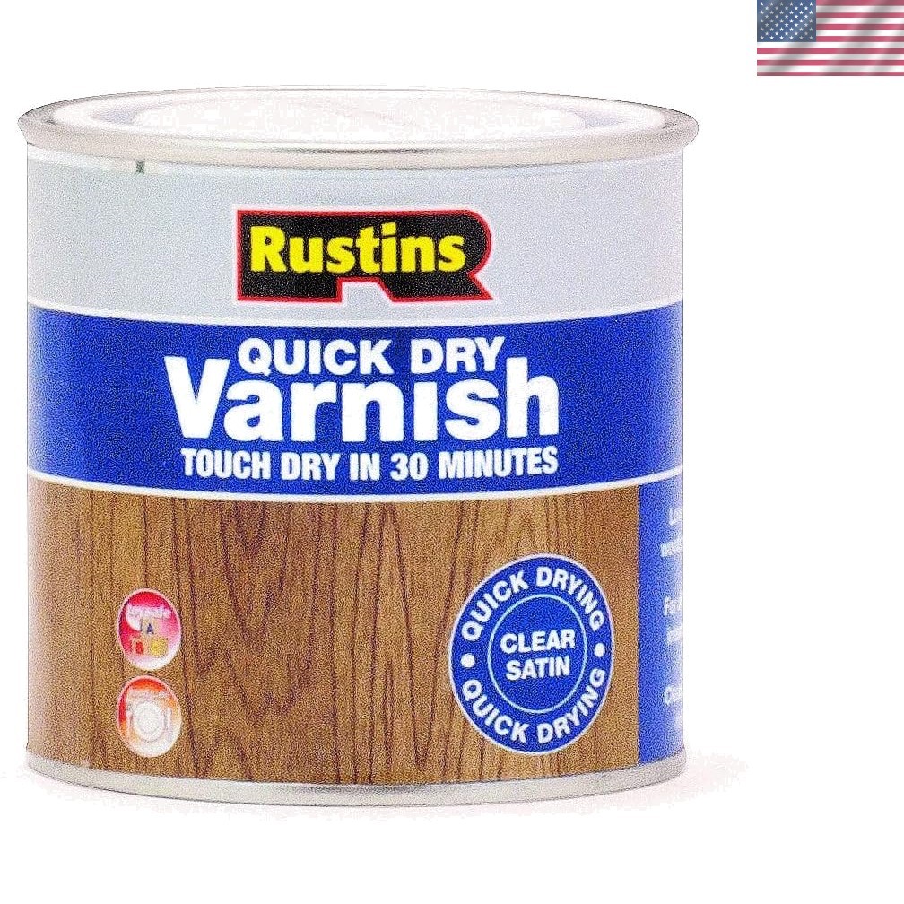 Satin Clear Quick Dry Varnish 250ml – Professional Quality for Interior Woodwork