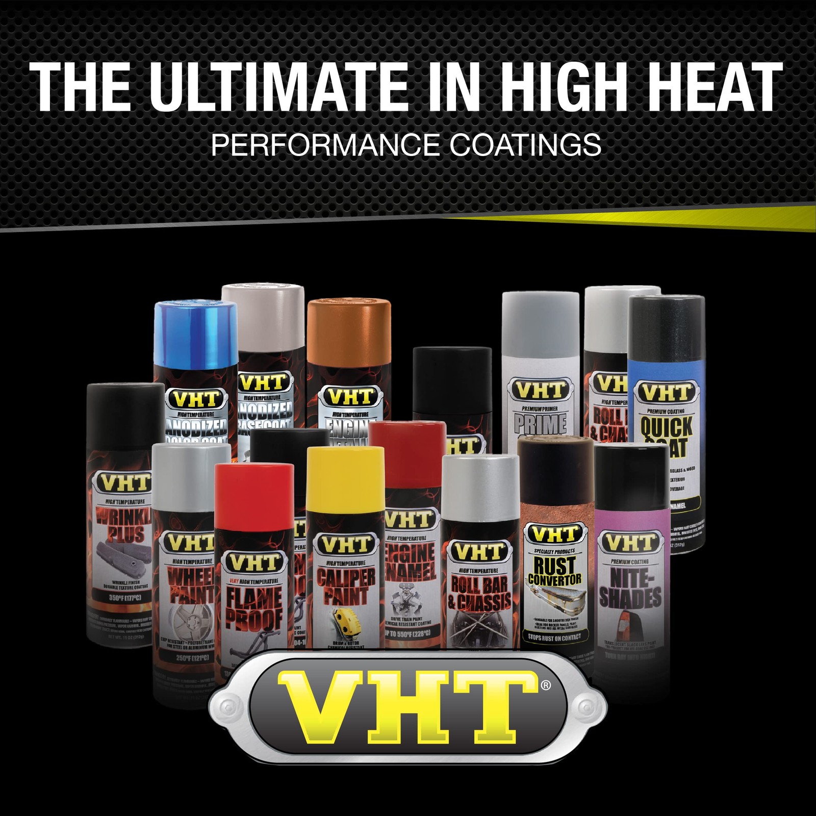 VHT High Heat Engine Enamel Spray Paint 11oz Durable Automotive Coating