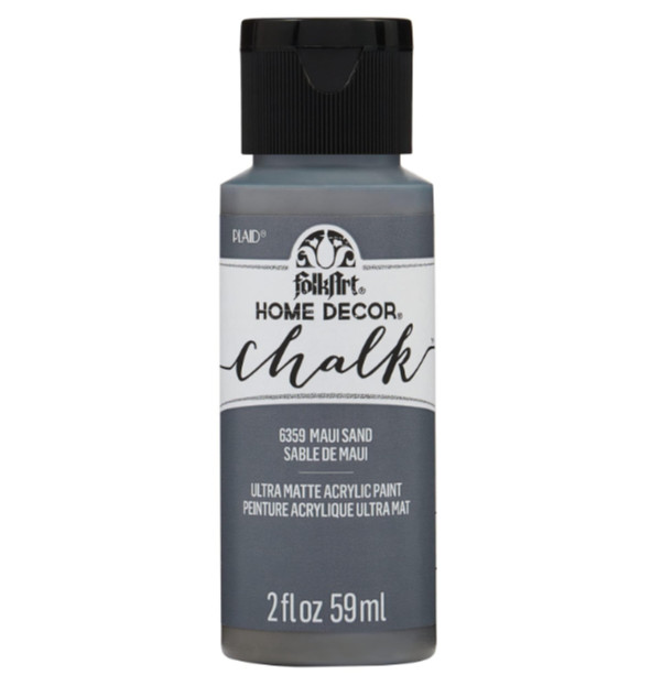 FolkArt Home Décor Chalk Furniture & Craft Paint, 2oz, Maui Sand