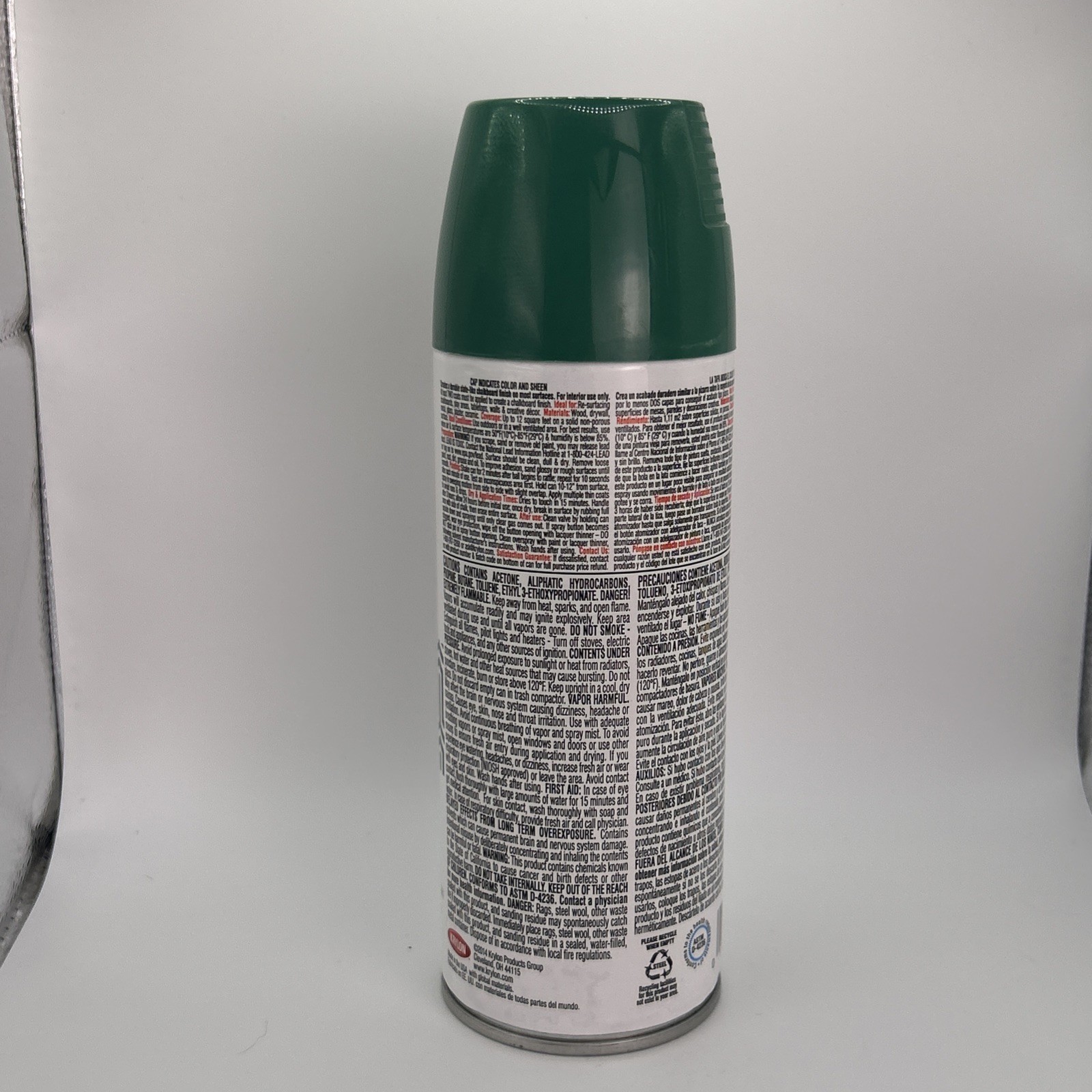 Krylon Green Chalkboard Aerosol Spray Paint, 12 oz