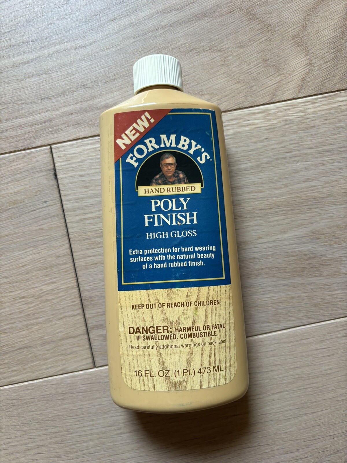 Formby’s Hand Rubbed Poly Finish High Gloss 16 fl.oz. Discontinued