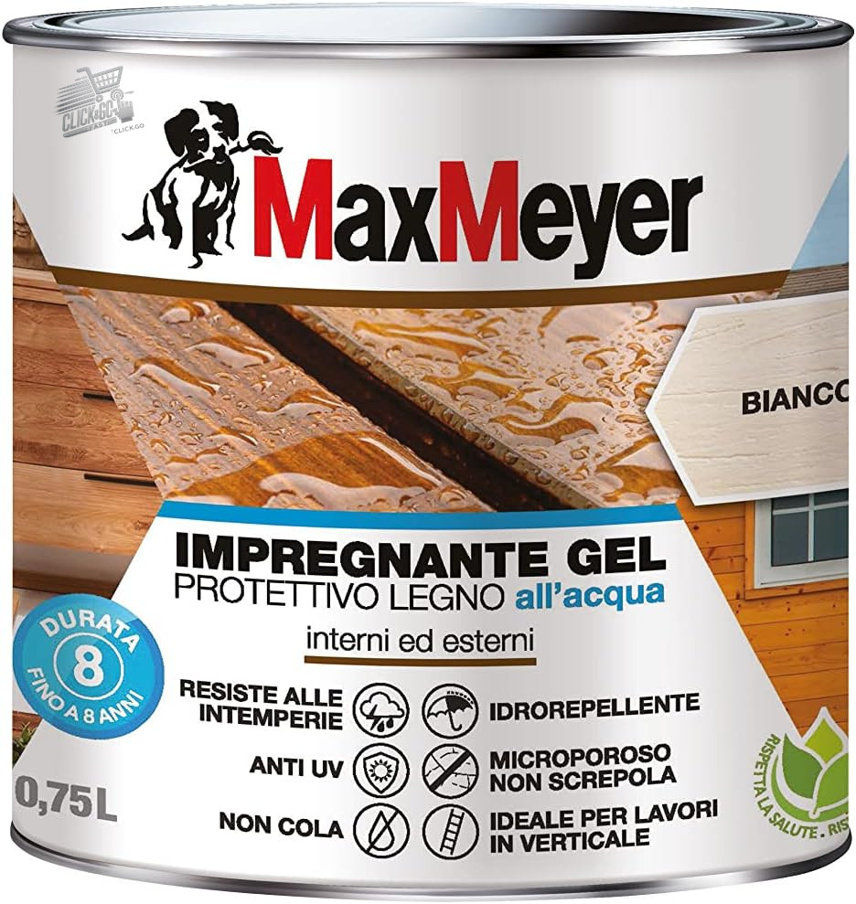 Maxmeyer Wood Impregnator Gel Water White Protective Outdoor 0.75L