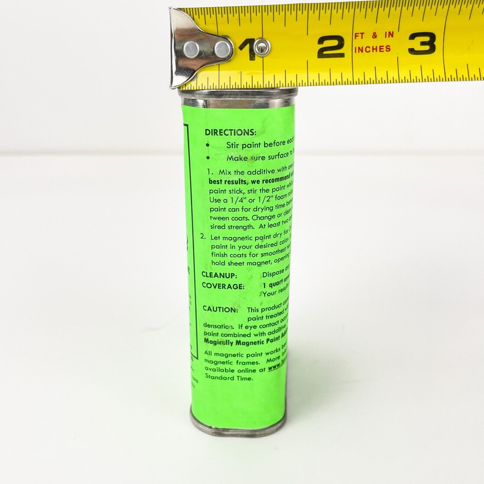 Magically Magnetic Paint Additive Make Magnets Stick to Walls 1 Qt Size Lot of 2