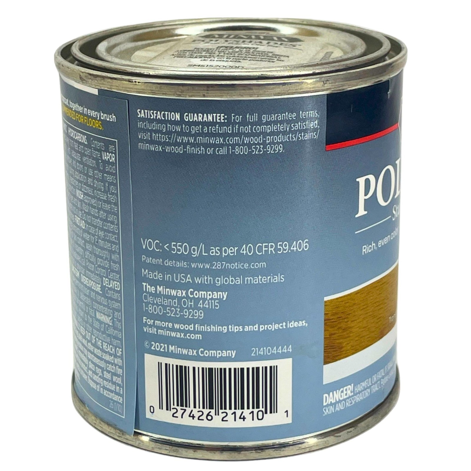Minwax Polyshades Honey Pine Gloss – Stain & Poly in One Step – 8oz – 3 Pack