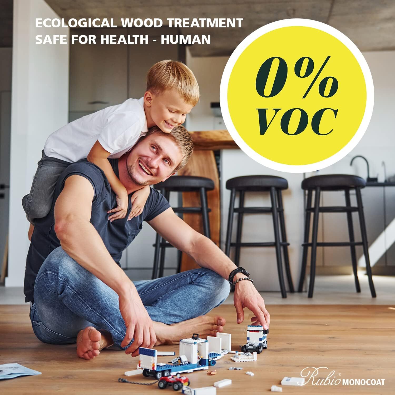 Rubio Monocoat Oil Plus 2C, 350 Milliliters, Pure, Interior Wood Stain and