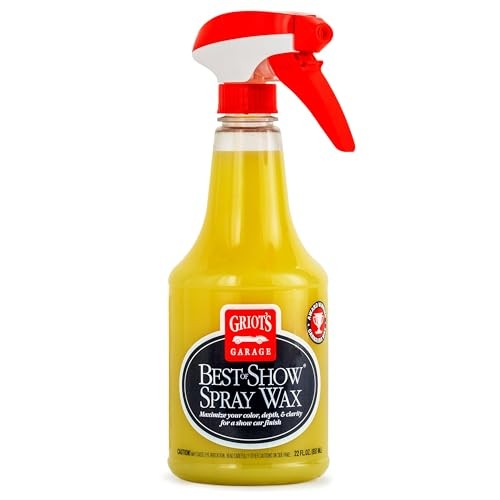 Best of Show Spray Wax for Car Detailing, Works on Paint Protection Films 22oz