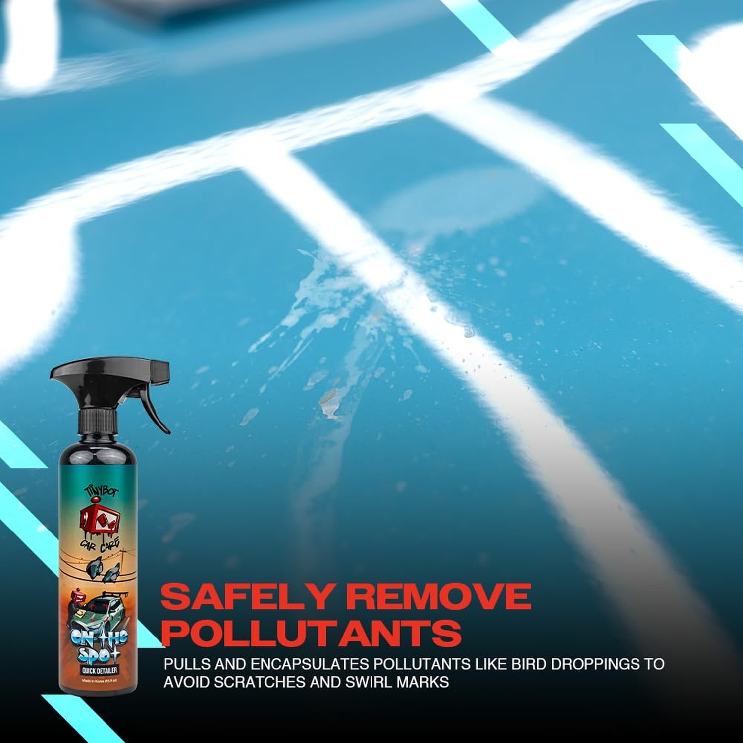 Tinybot On the Spot Quick Detail Spray- For Gloss Finish Vehicle – Waterless …