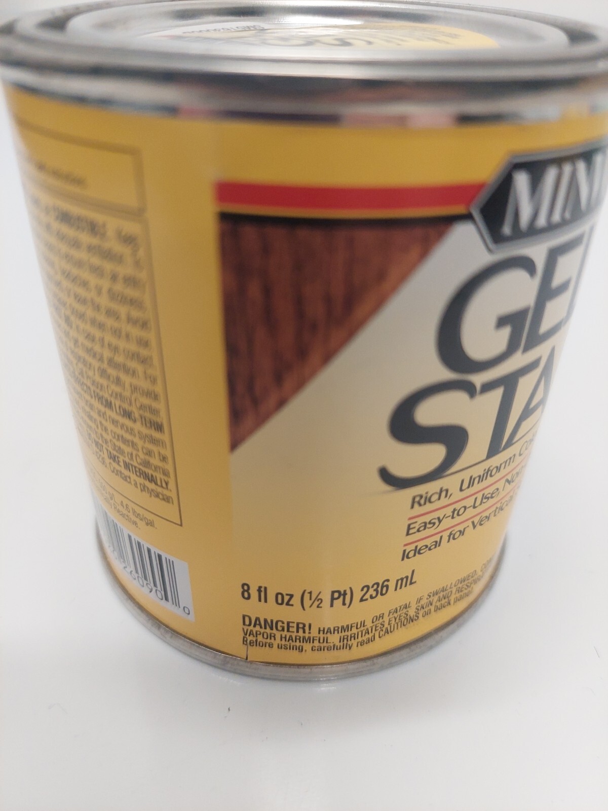 Minwax Gel Stain, Red Elm, Interior Wood, 1/2 pint