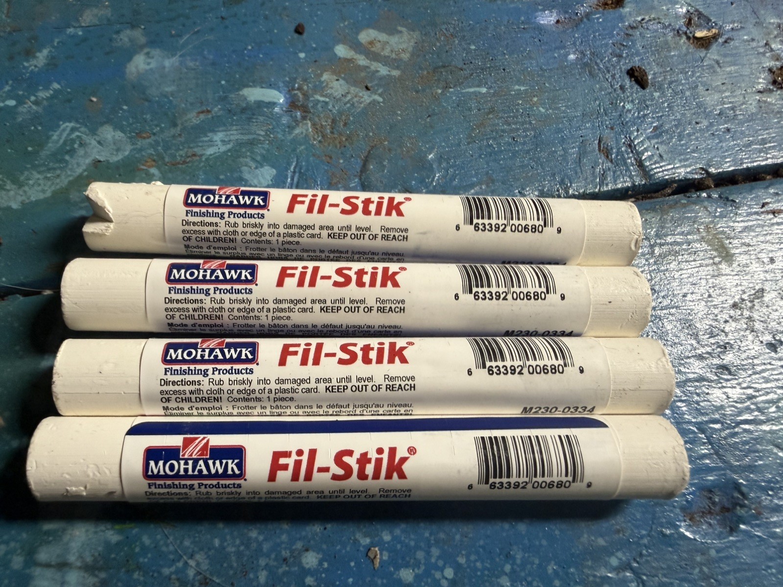 Mohawk Finishing Products Fil-Stik Repair Pencil Off White SET OF 4