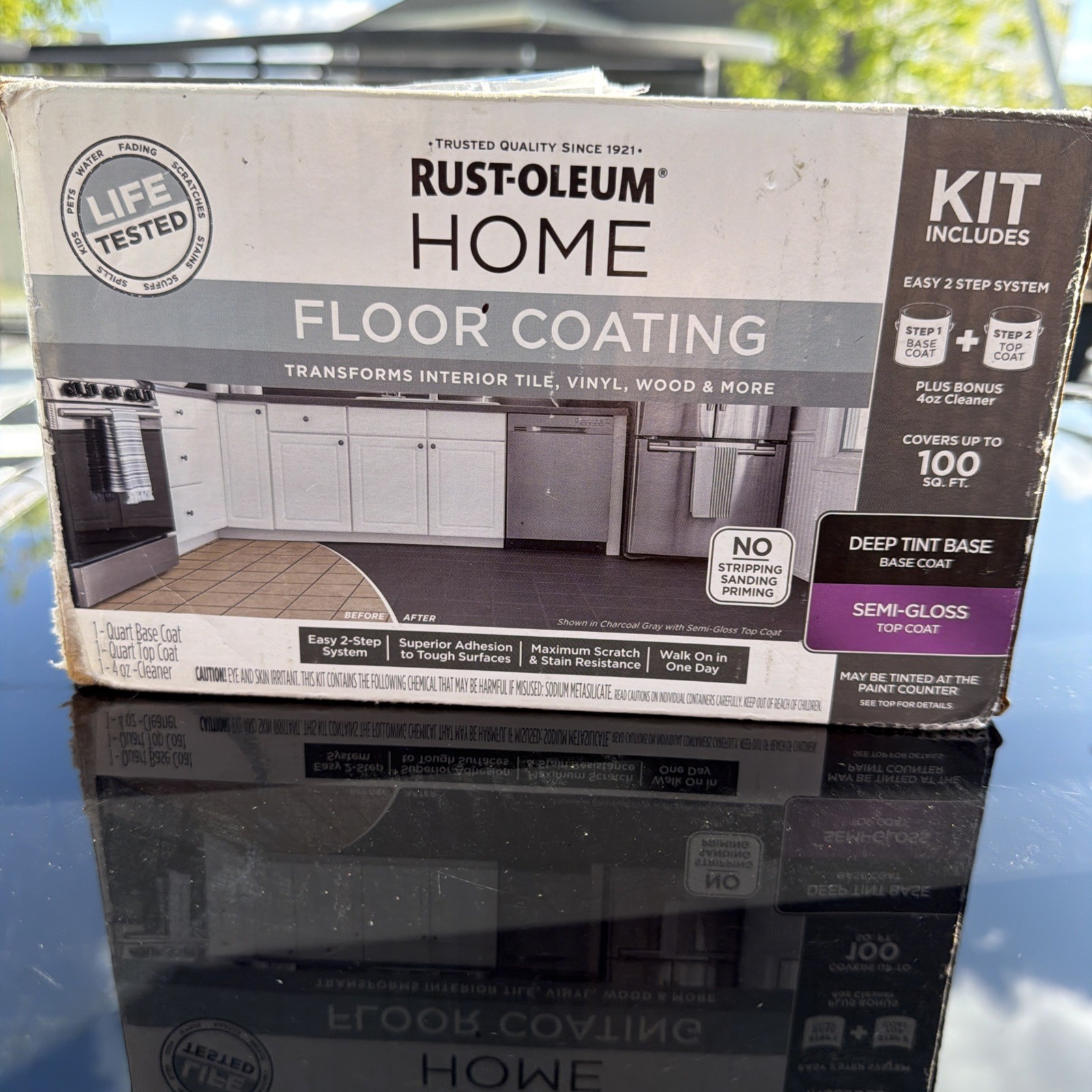 Rust-Oleum 360101 Home Deep Base/ Semi-Gloss Top-Coat New