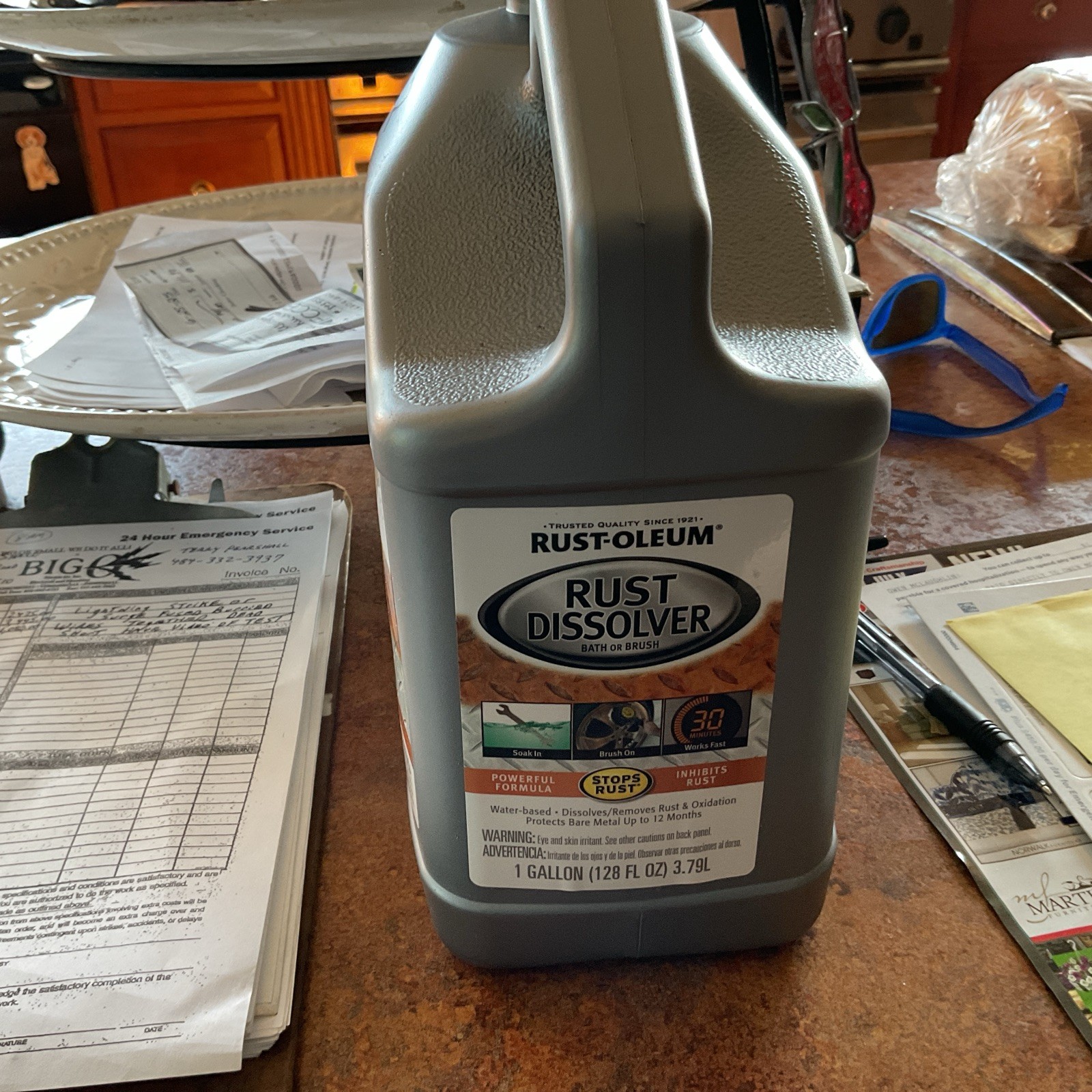 Rust-Oleum 286746 Automotive Rust Dissolver, 1 Gal
