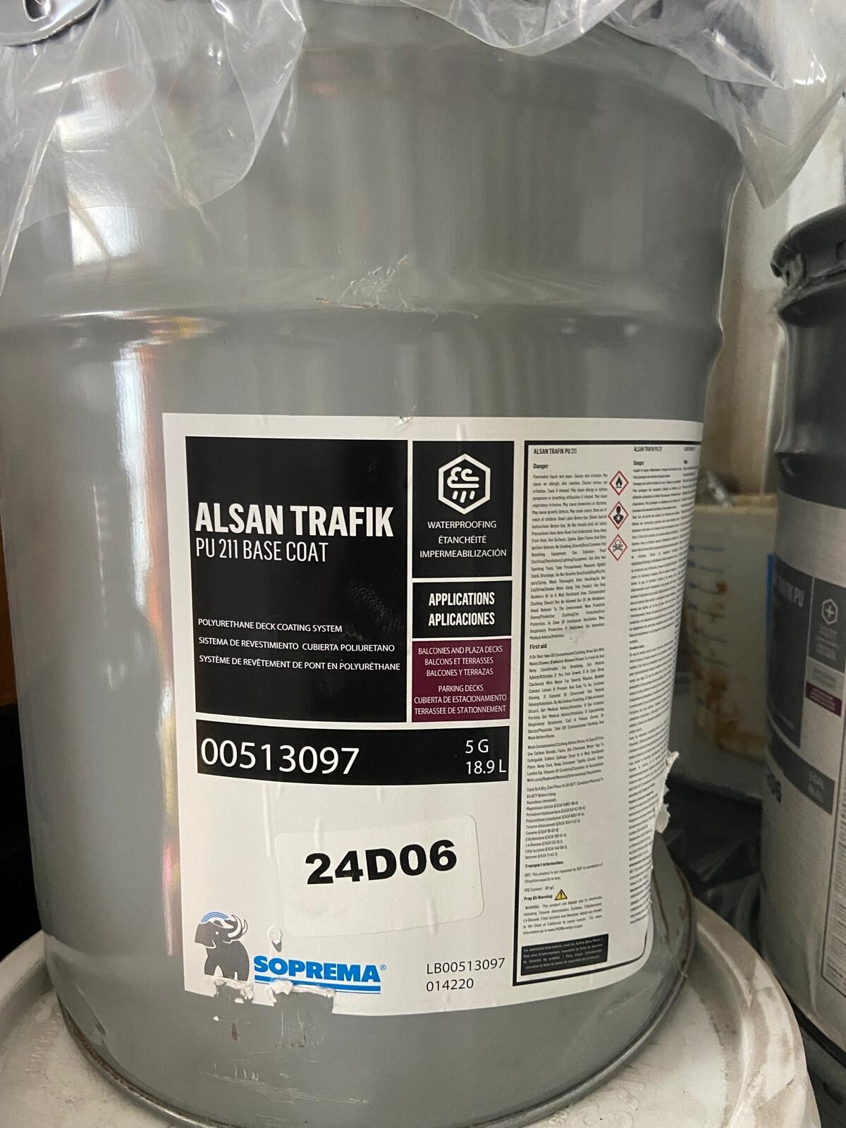 WATERPROOFING DECK COATING SYSTEM … ALSAN TRAFIK PU 211 BASE COAT …